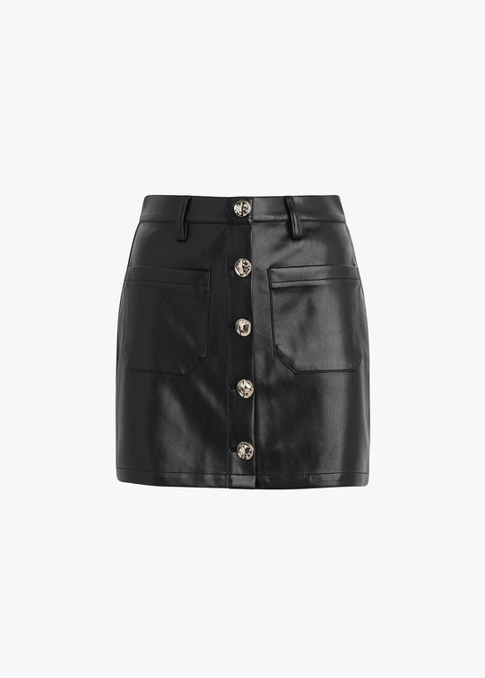 Vegan leather skirt FD